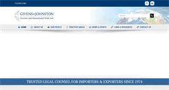 Desktop Screenshot of givensjohnston.com